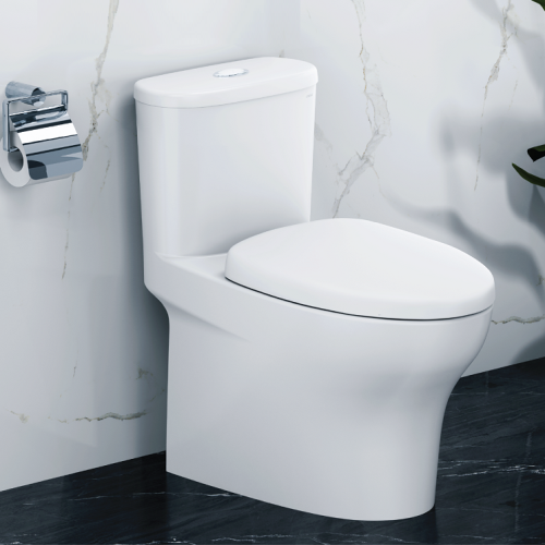 Bàn cầu 1 khối nắp êm Caesar CD1394