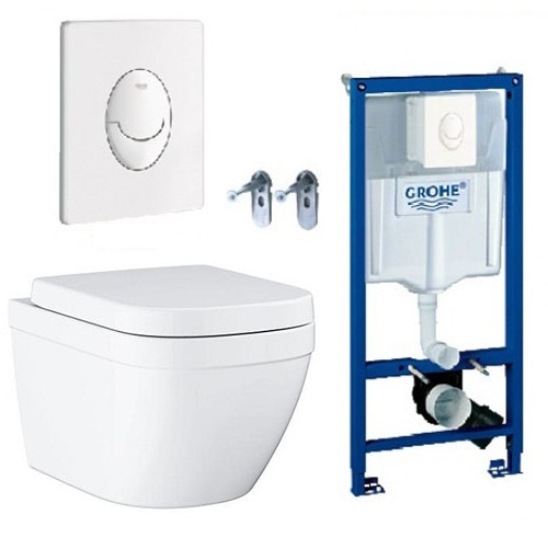 Bồn cầu treo tường két nước âm Grohe 39205000 (trọn bộ)