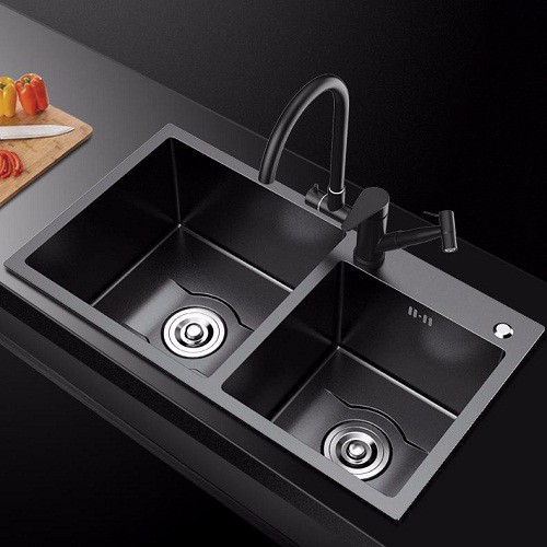 Chậu rửa bát kháng khuẩn nano Foxis FX-8045ND-New (80x45)