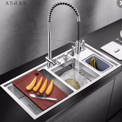 Chậu rửa bát Moonoah MN-9045 (95x45x23)