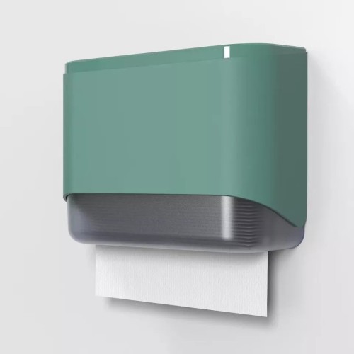 Hộp giấy lau tay treo tường màu xanh Miken MKG-E6012GRE