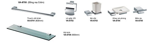 Bộ phụ kiện phòng tắm Sobisung VA-6700