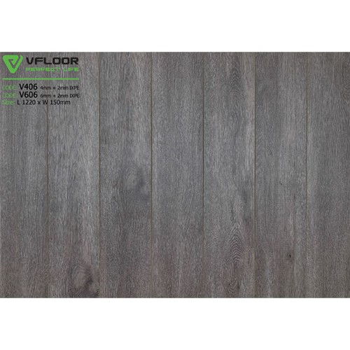 Sàn nhựa vân gỗ SPC Vfloor V606 (6mm)