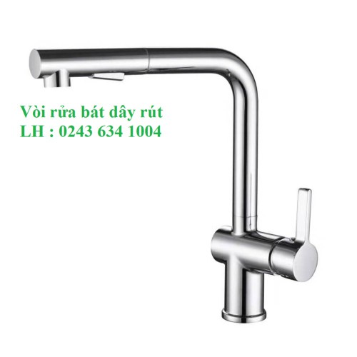 Vòi bếp nóng lạnh rút dây Bancoot R02 (Rút dây)