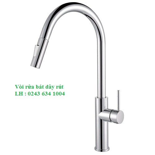 Vòi bếp nóng lạnh rút dây Bancoot R04-1 (Rút dây)
