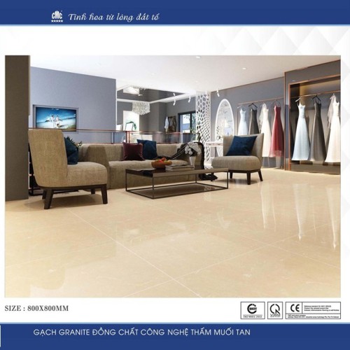 Gạch lát nền Granite 80x80cm công nghệ thấm muối tan CMC MT 88006