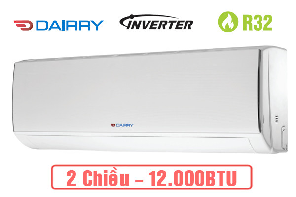 Điều hòa Dairry 2 chiều 12000BTU inverter i-DR12KH