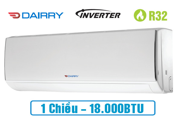 Điều hòa Dairry inverter 18000BTU 1 chiều i-DR18KC