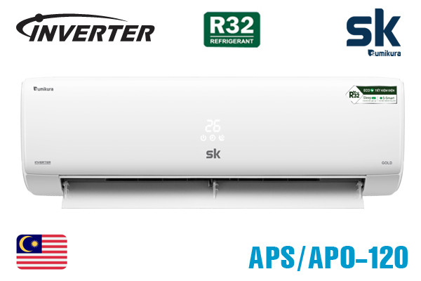 Điều hòa Sumikura 12000BTU 1 chiều inverter APS/APO-120DC