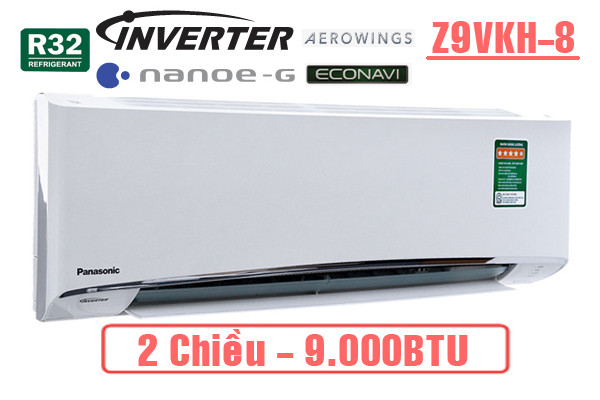 Điều hòa Panasonic 2 chiều inverter 9.000BTU XZ9ZKH-8