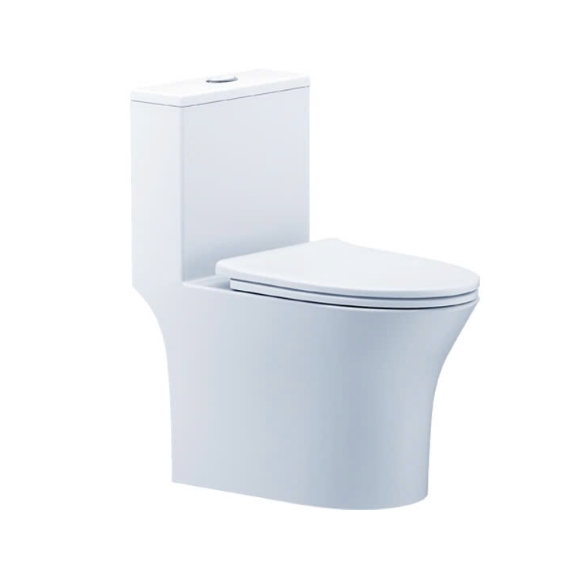 Bàn cầu 1 khối nắp êm Caesar CD1395 - Image 3