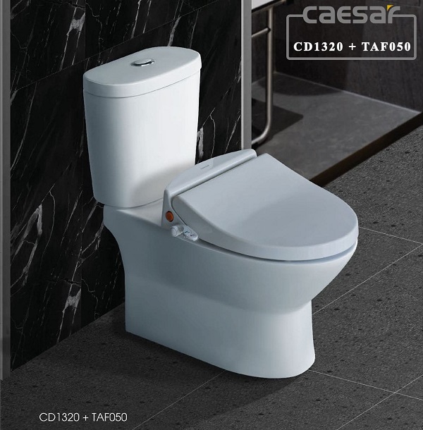 Bàn cầu kết hợp nắp rửa cơ Caesar C1391F-TAF060 - Image 5