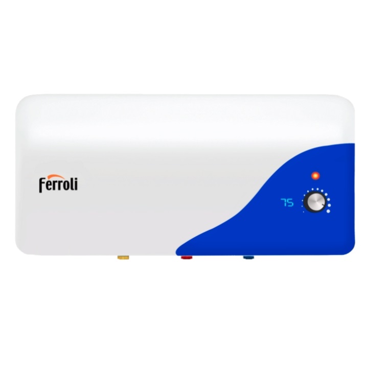 Bình nóng lạnh Ferroli UNO DE 2500W 20L ngang
