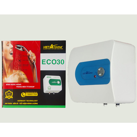 Bình nóng lạnh VietAroma ECO30 vuông