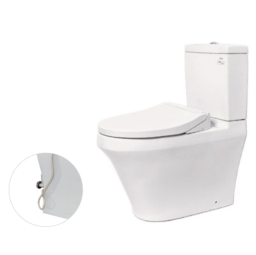 Bộ bồn cầu treo tường Toto CW192K/WH037D/MB006DCM - Image 5