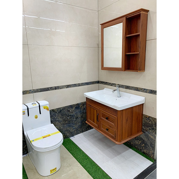 Bộ chậu kết hợp chậu giặt có chân Miken HM311 (700/800x480x210mm) - Image 3