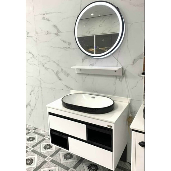 Bộ chậu kết hợp chậu giặt có chân Miken HM311 (700/800x480x210mm) - Image 5
