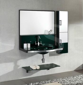 Bộ chậu kính Senli T1030A - Image 3