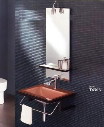 Bộ chậu kính Senli T1450B - Image 3