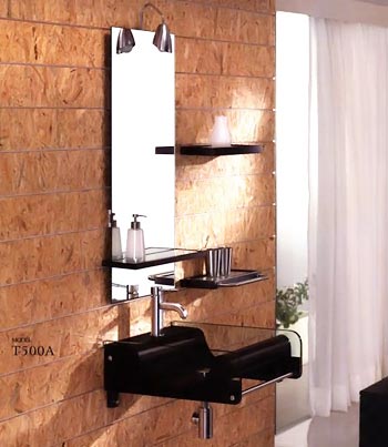 Bộ chậu kính Senli T750B - Image 3