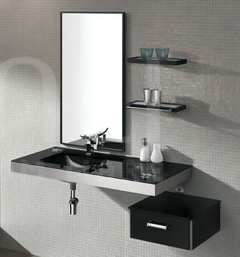 Bộ chậu kính Senli T780A - Image 3