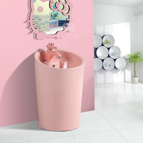 Bộ chậu vòi lavabo trẻ em mẫu giáo mầm non Miken MKV-324 - Image 5