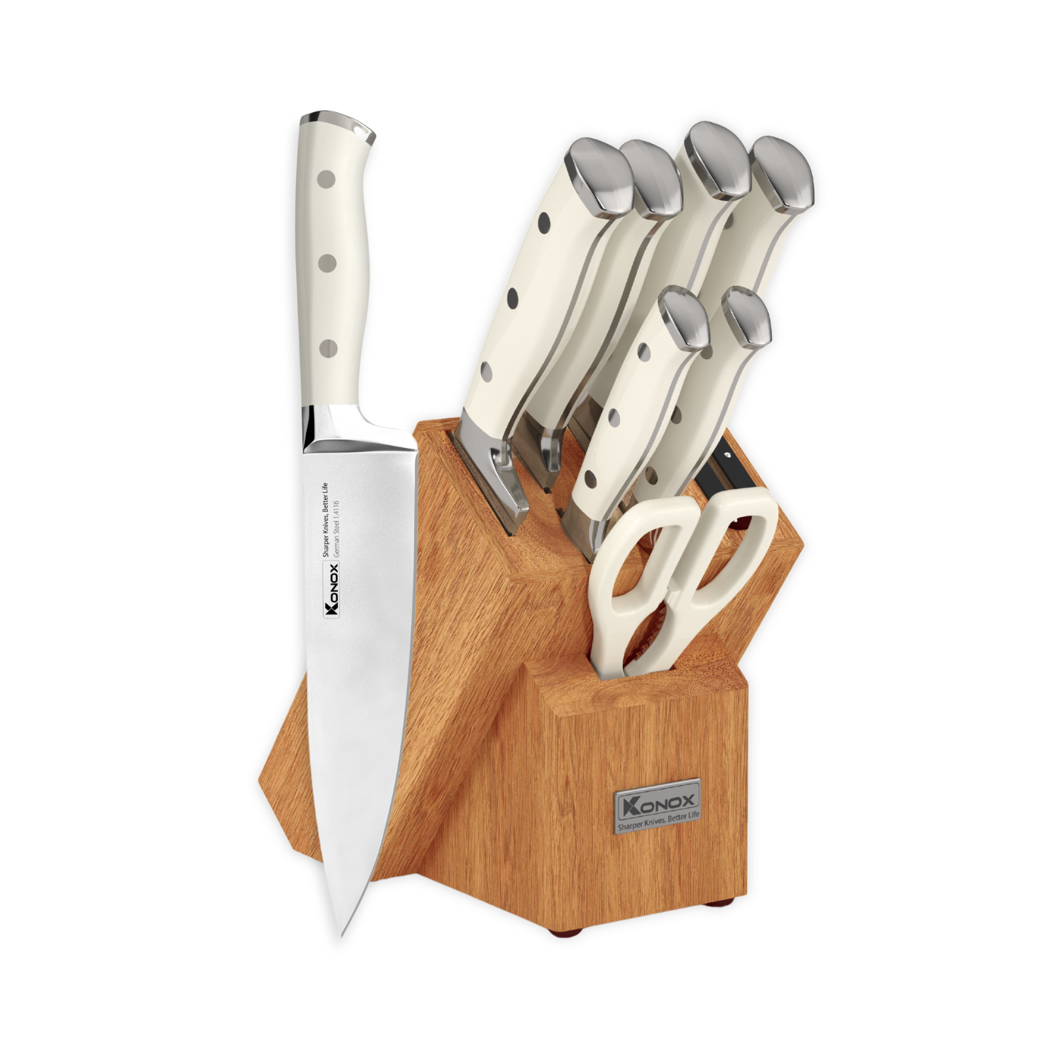 Bộ dao làm bếp cao cấp 3 món Konox Impecca Classic - Image 3