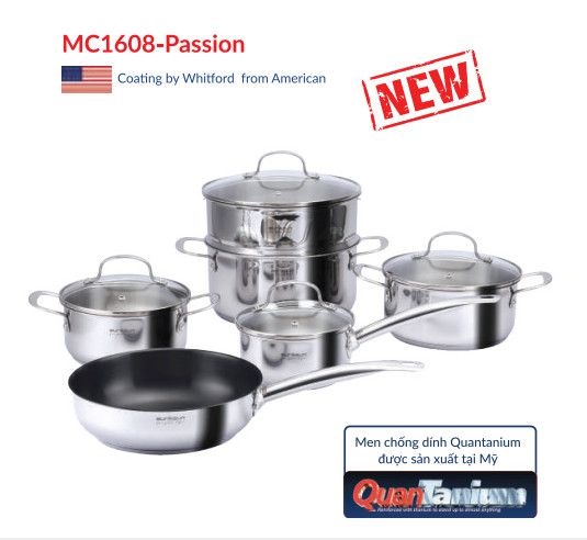 Bộ nồi 3 đáy inox 304 Eurosun MC1801-Luxury - Image 3