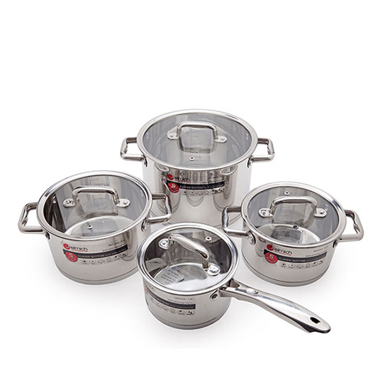 Bộ nồi Inox 3 lớp đáy liền Elmich EL2108MN - Image 4