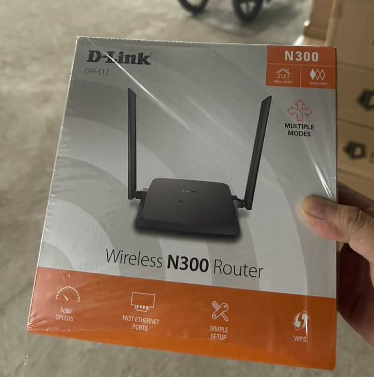 Bộ phát wifi Dlink DIR612 (4 cổng LAN / tốc độ Wifi 300Mbps/ 2 Ăngten) - Image 4