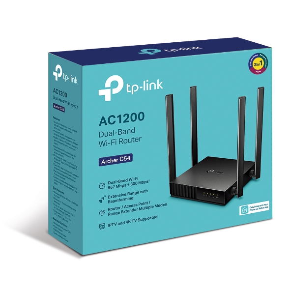 Bộ phát Wi-Fi Băng Tần Kép AC1200 TP-LINK Archer C54 - Image 2