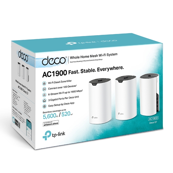 Bộ phát wifi Mesh Tp-Link Deco S7 3 Pack Wireless AC1900 - Image 2