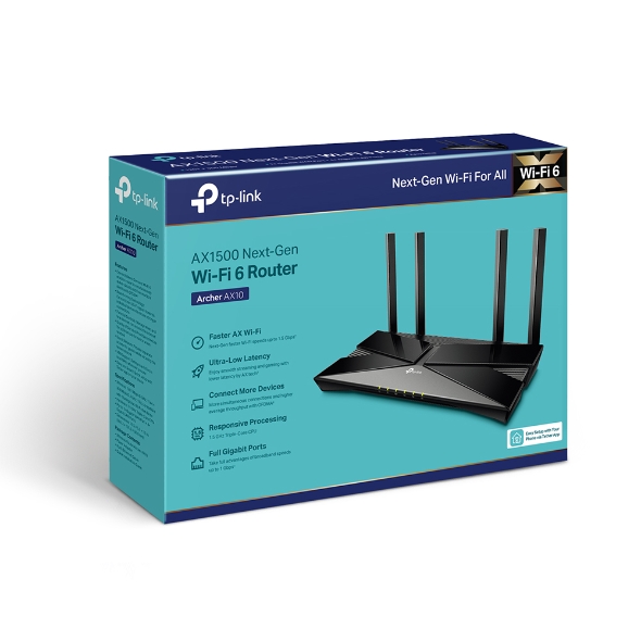 Bộ phát wifi TP-Link Archer AX10 (Wi-Fi 6, AX1500) - Image 3