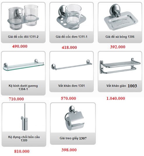 Bộ phụ kiện phòng tắm cao cấp Geler 860 Seris - Image 5