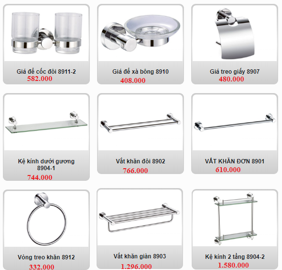 Bộ phụ kiện phòng tắm cao cấp Geler 860 Seris - Image 6