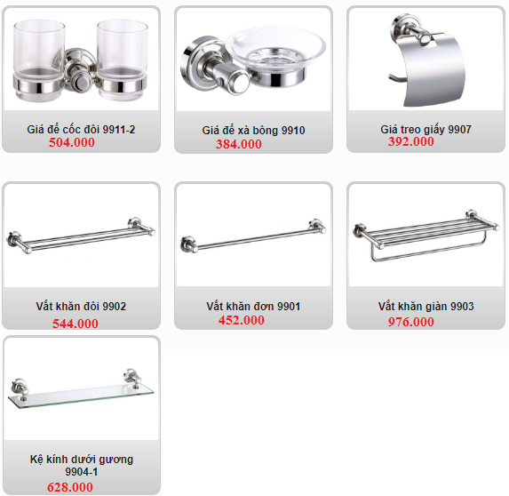 Bộ phụ kiện phòng tắm cao cấp Geler 970 Seris - Image 4