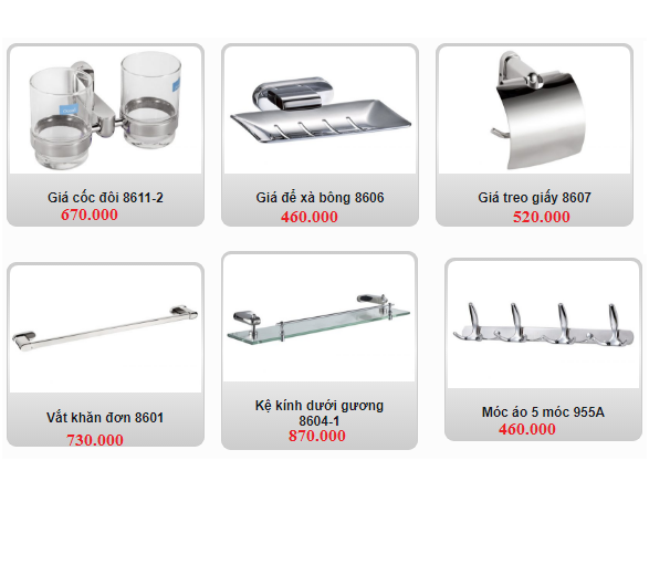 Bộ phụ kiện phòng tắm cao cấp Geler 970 Seris - Image 6