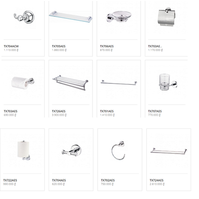 Bộ phụ kiện phòng tắm cao cấp TOTO EGO II
