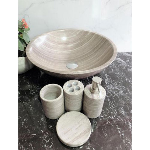 Bộ phụ kiện phòng tắm đá mỹ nghệ Eximstone B5 - Image 5
