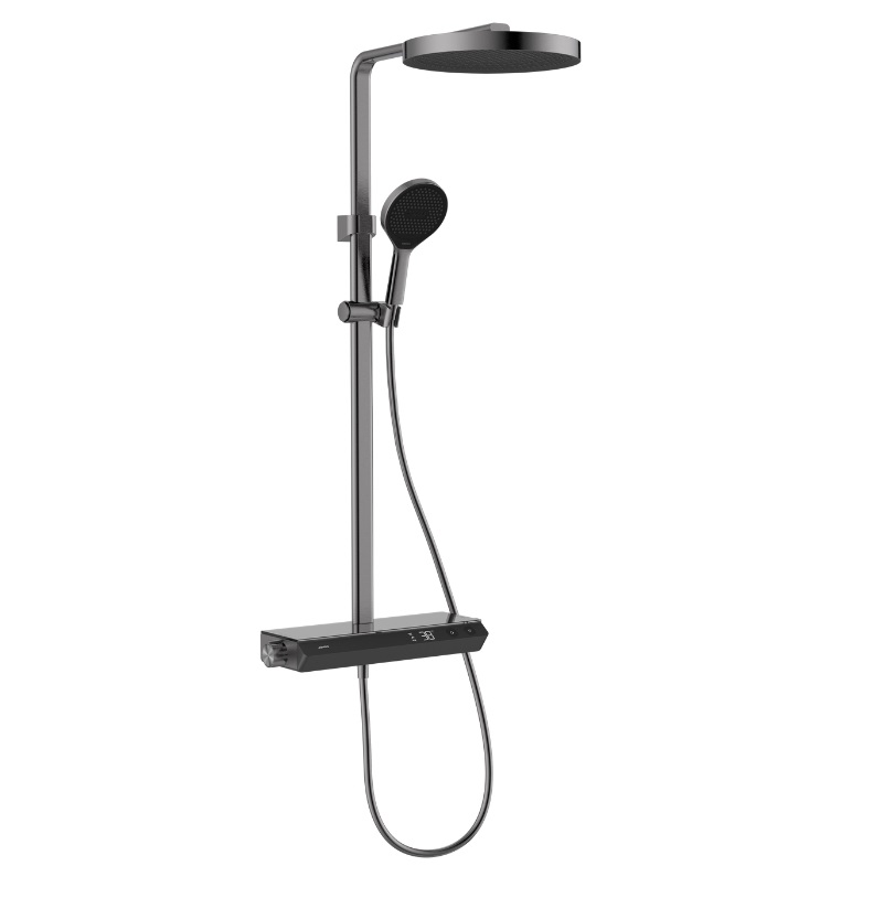 Bộ sen âm tường 2 đường nước có tẩy cặn màu đen JOMOO 7309-627/DBC-1 - Image 5