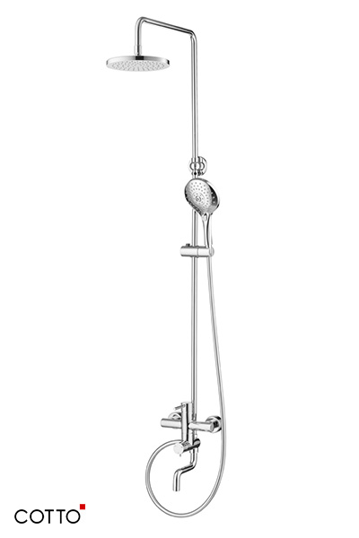 Bộ sen tắm nhiệt độ nóng lạnh âm tường COTTO CT3015ZH016 - Image 5