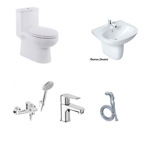 Bộ thiết bị vệ sinh giá rẻ HM003 - Image 3