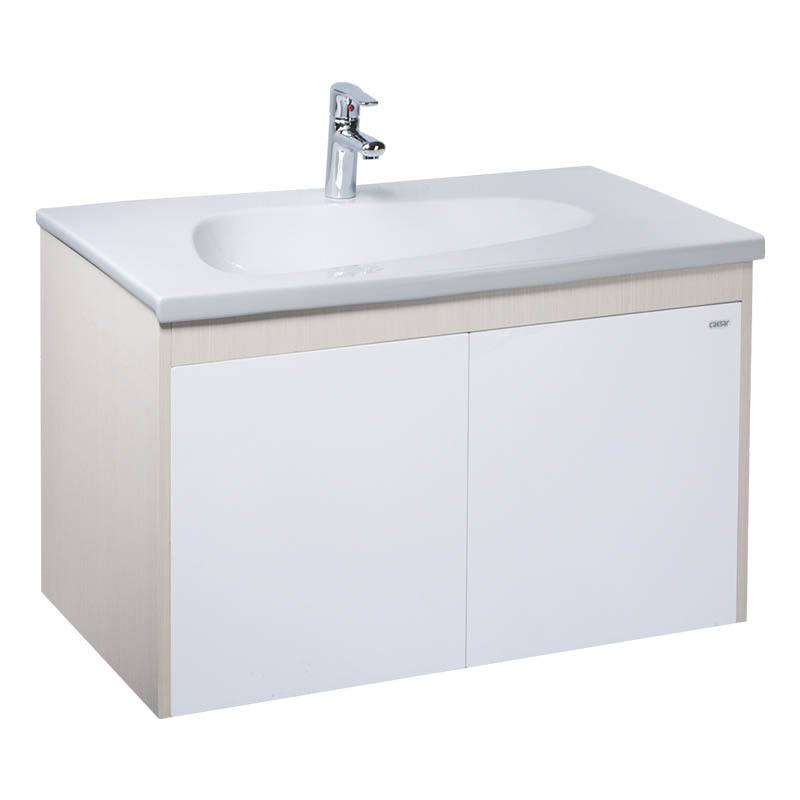 Bộ tủ chậu Caesar LF5215-EH445V-FB001B (Chậu+Mặt đá+ Tủ nhựa) - Image 3