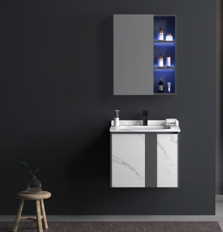 Bộ tủ chậu cao cấp Mowoen MW2702-80PVC (800x500x450mm) - Image 3