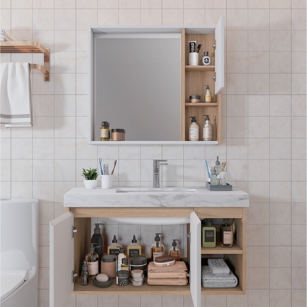 Bộ tủ chậu cao cấp Mowoen MW2822-80PVC (800x470x450mm) - Image 4