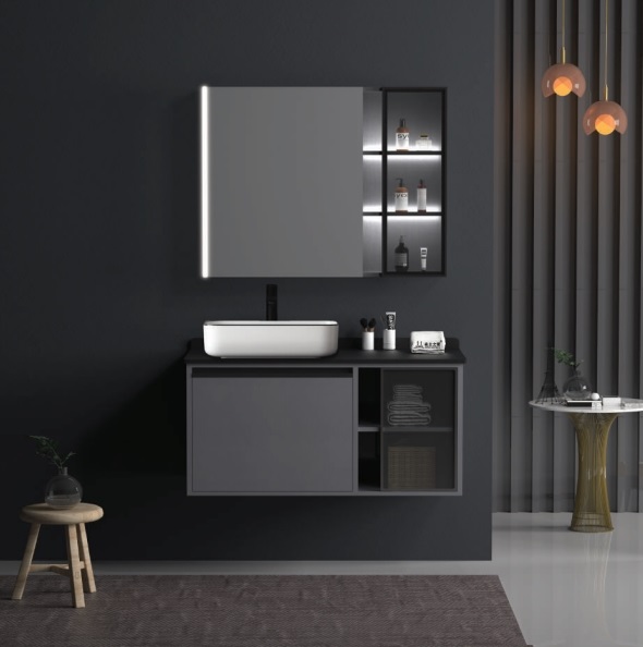 Bộ tủ chậu cao cấp Mowoen MW6562-60 (600x400x455mm) - Image 5