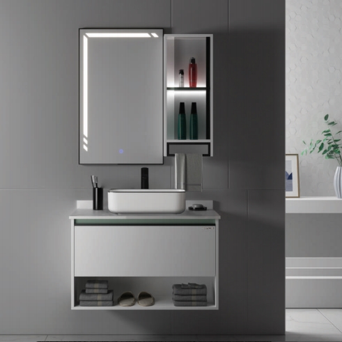 Bộ tủ chậu cao cấp Mowoen MW6632C-100 (1000x470x445mm) - Image 5