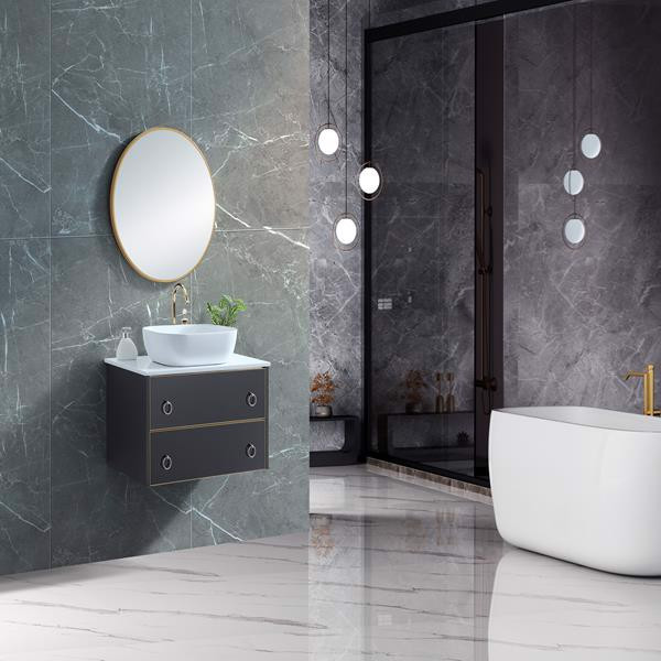 Bộ Tủ chậu Dada kích thước 90cm AM 9327 - Image 6