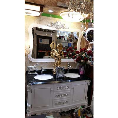 Bộ tủ chậu gỗ sồi Dada WTS1610 - Image 4