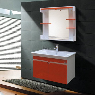 Bộ tủ chậu PVC Bross BRS-621 (1100x600mm) - Image 4
